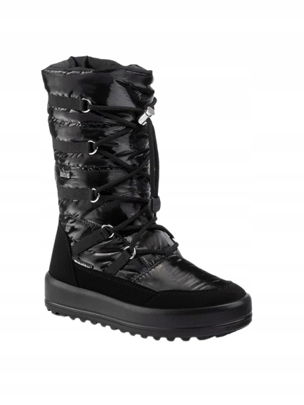 Manitu Černé Zimní Sněhule S Prošívaným Svrškem 36 6AC