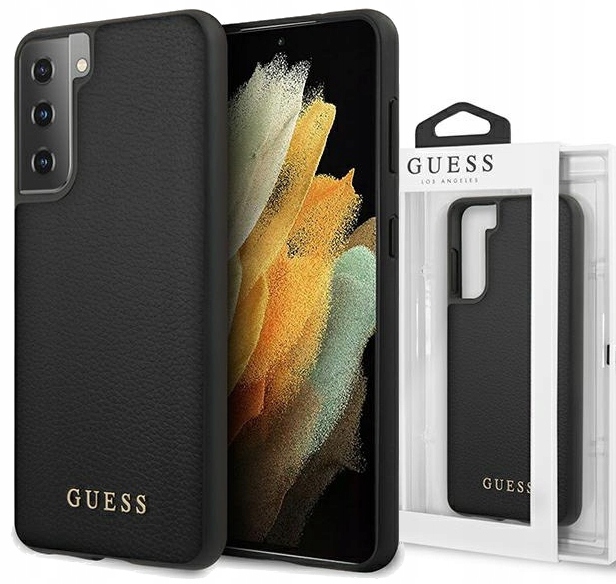 

Skórzane Etui Czarny Pokrowiec Do Galaxy S21+ Plus