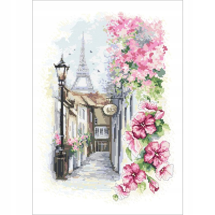 Vyšívací sada Pařížská ulička