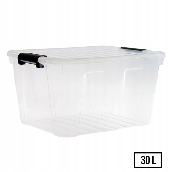 Duży pojemnik do przechowywania ATEST DO KONTAKTU Z ŻYWNOŚCIĄ 30 L