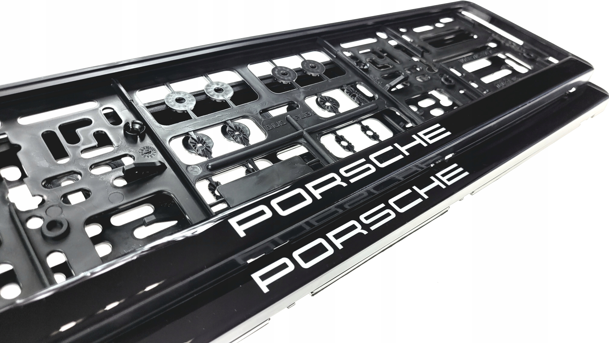 Ramki do tablic rejestracyjnych Porsche Żelowe 2 sztuki