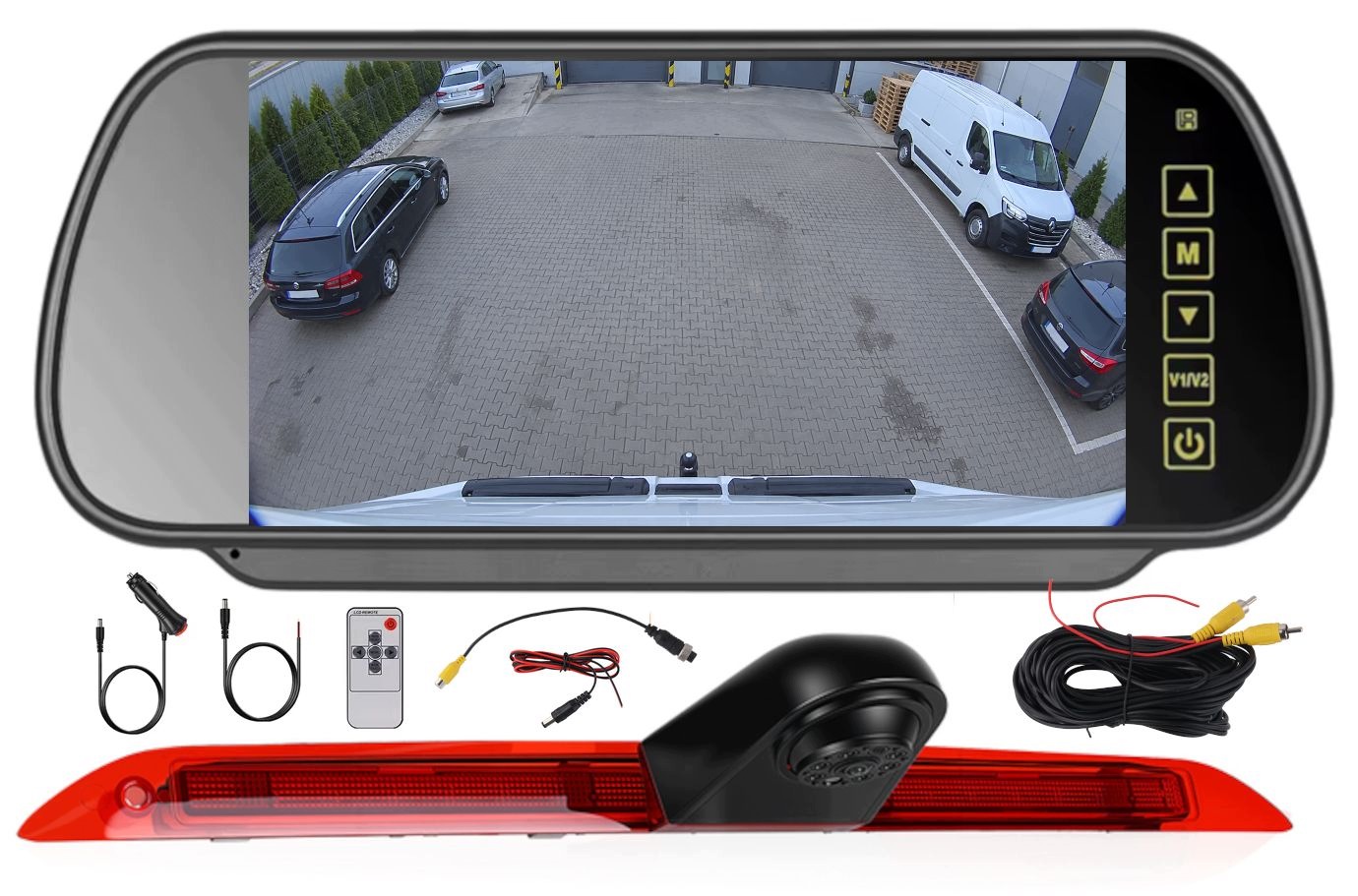Cúvacia Kamera S Monitorom Mercedes V260 V260L 2014-2024 Fisheye 170 Stupňov