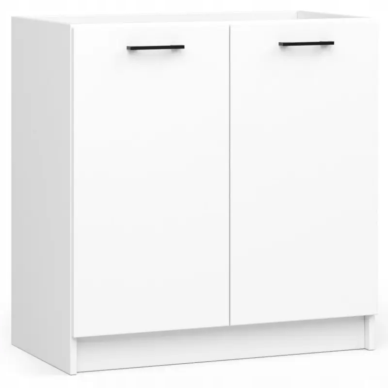 

Szafka kuchenna pod zlew stojąca 80 cm biała drzwi