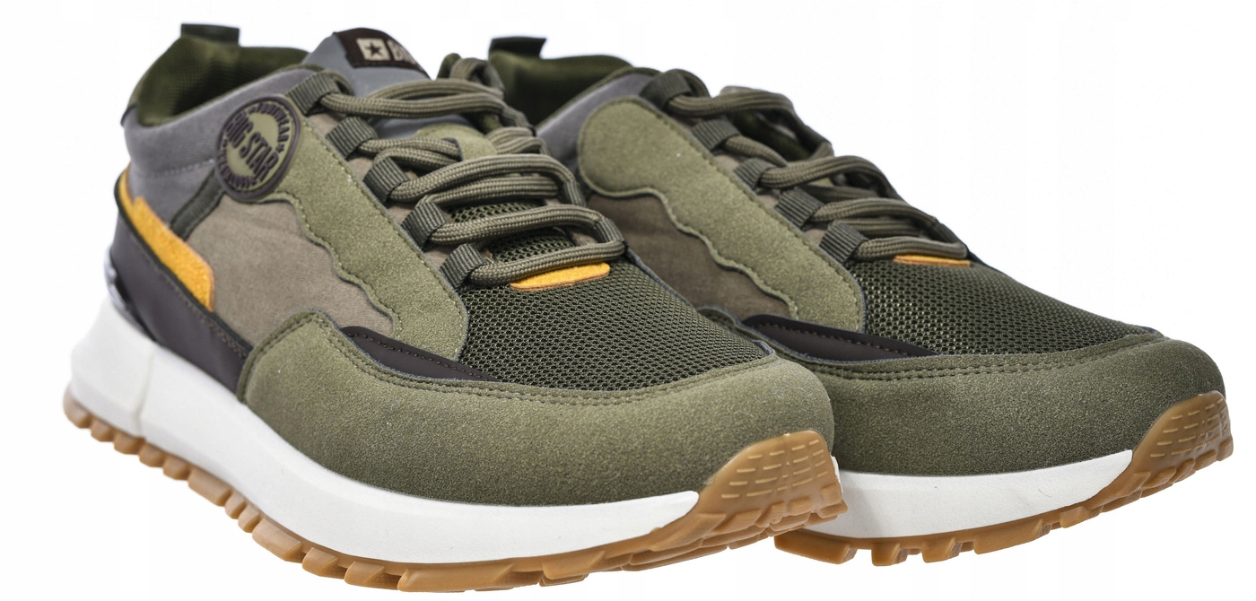 Pánské sportovní boty Big Star RR174280 Tenisky zelené 41