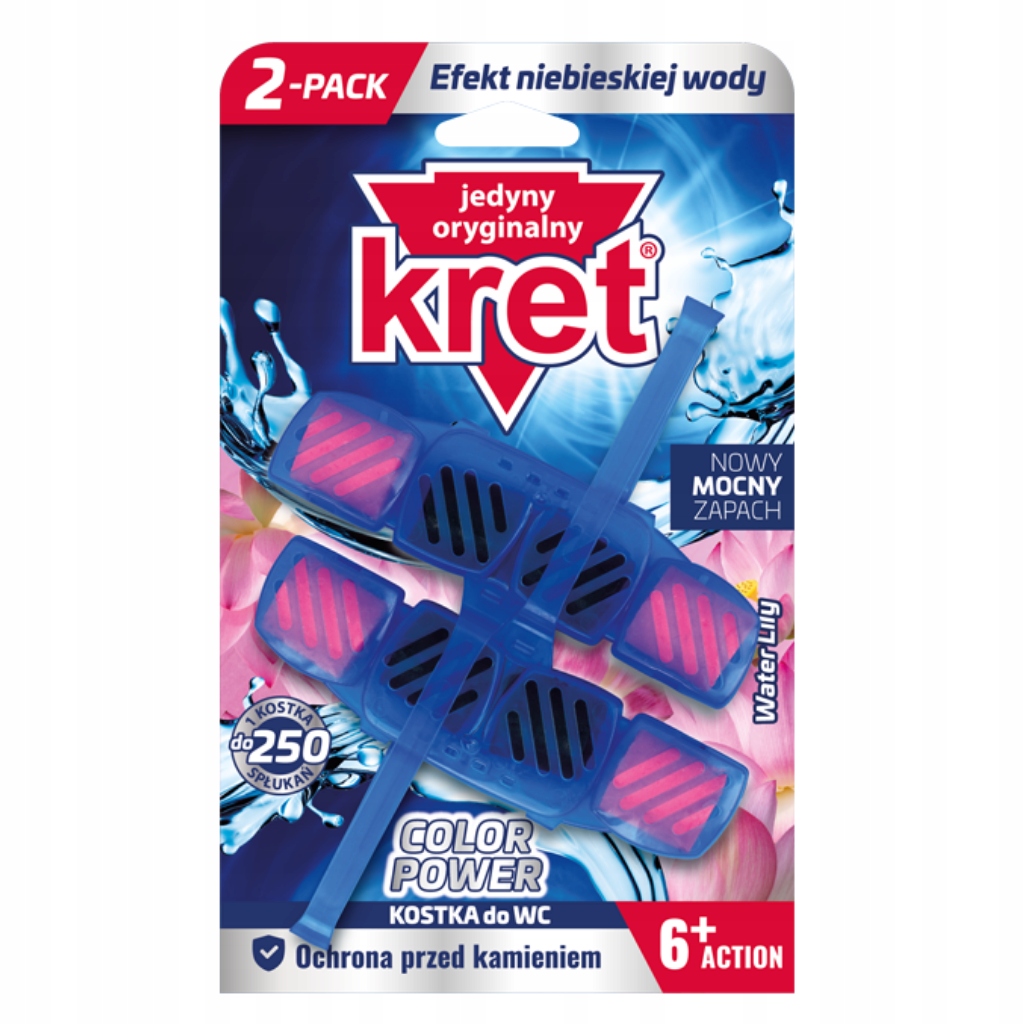 

Kret Zawieszka do Wc Barwiąca Water Lily 40g x2