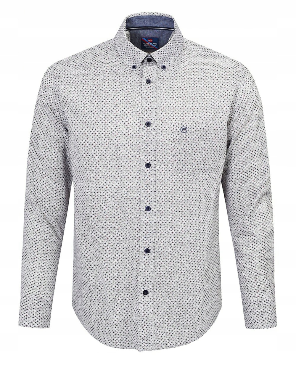 Víkendová košile Pako Jeans Lehce vypasovaná Drobný vzor XXL