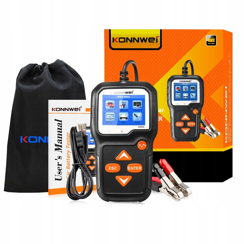 Тестер батареи KW650 идеально подходит для подарка