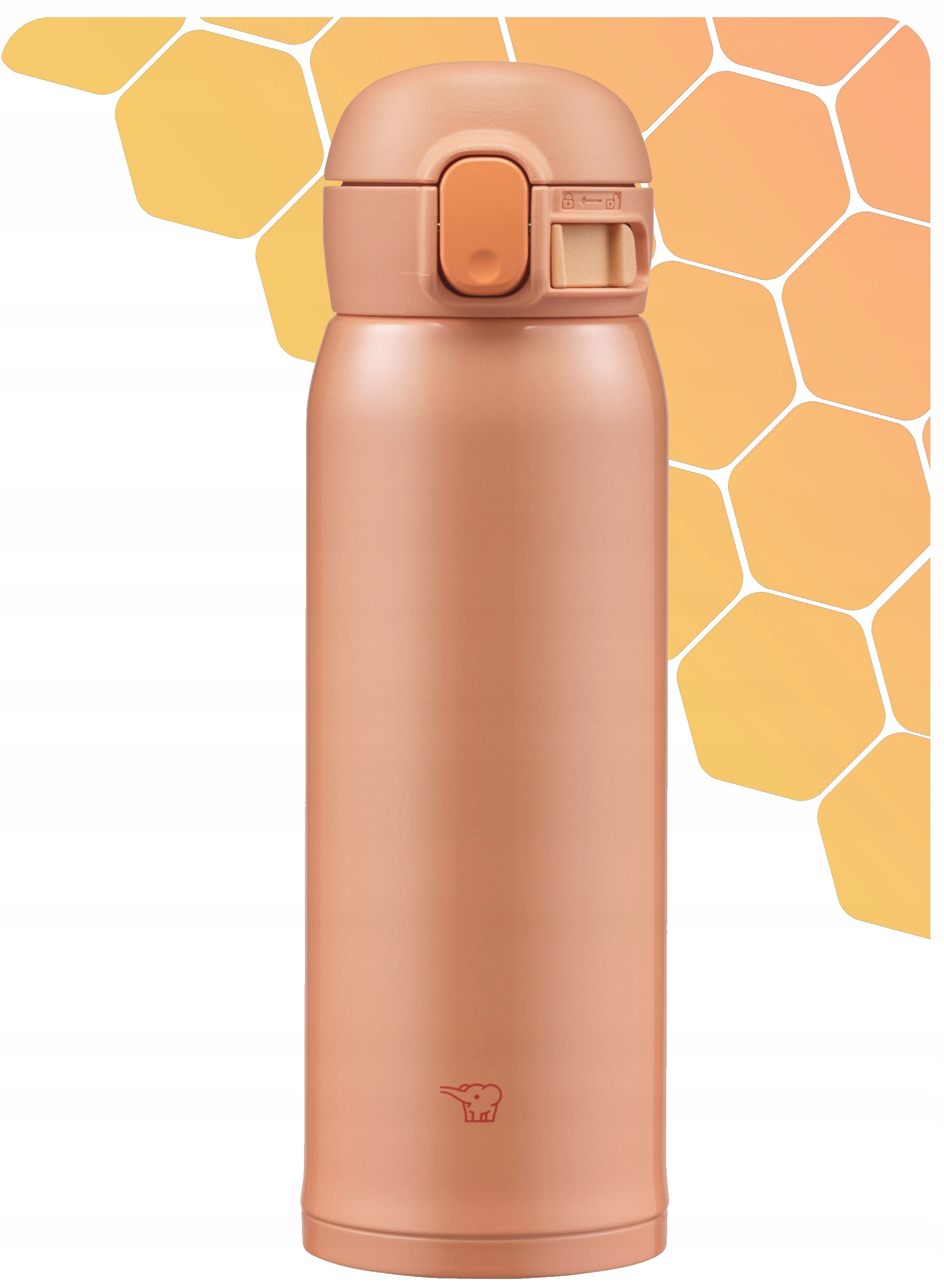 Kubek termiczny do herbaty z ustnikiem ZOJIRUSHI SM-WR48E-DP 0,48L orange Stan opakowania oryginalne