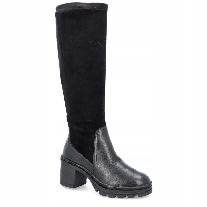 Kozačky na podpatku Caprice 9-25604-41 Černé 39