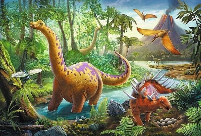 

Puzzle 60 Układanka Zwierzęta Dinozaury Trefl 4+