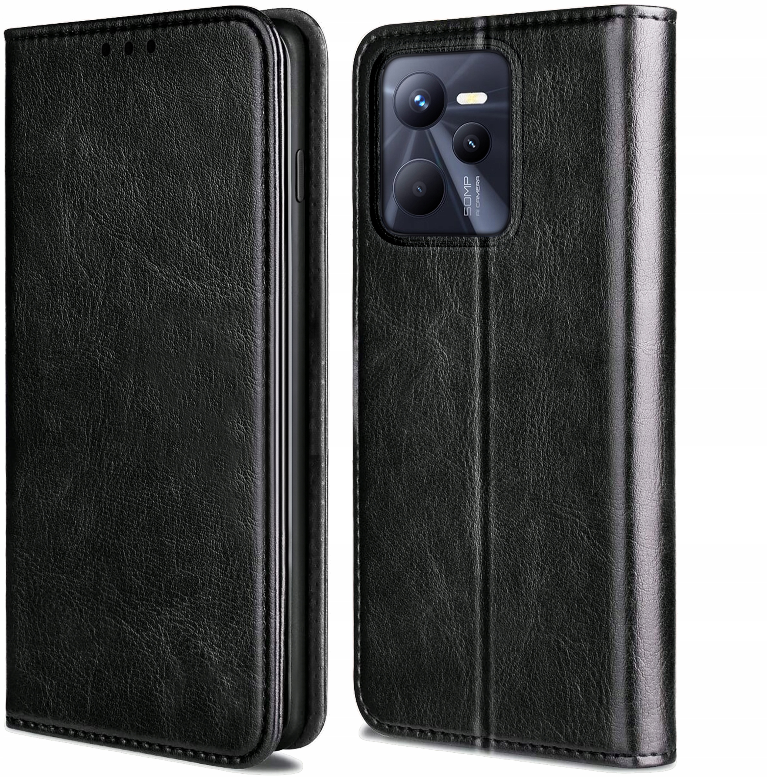 

Etui Skórzane Magnes Szkło do Realme C35