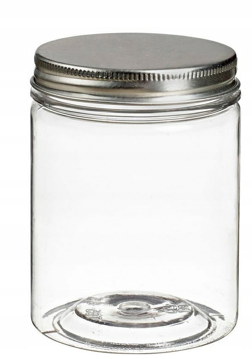 Słoik Pet z aluminową zakrętką na desery, sałatki 210ml Solia, 24 sztuki