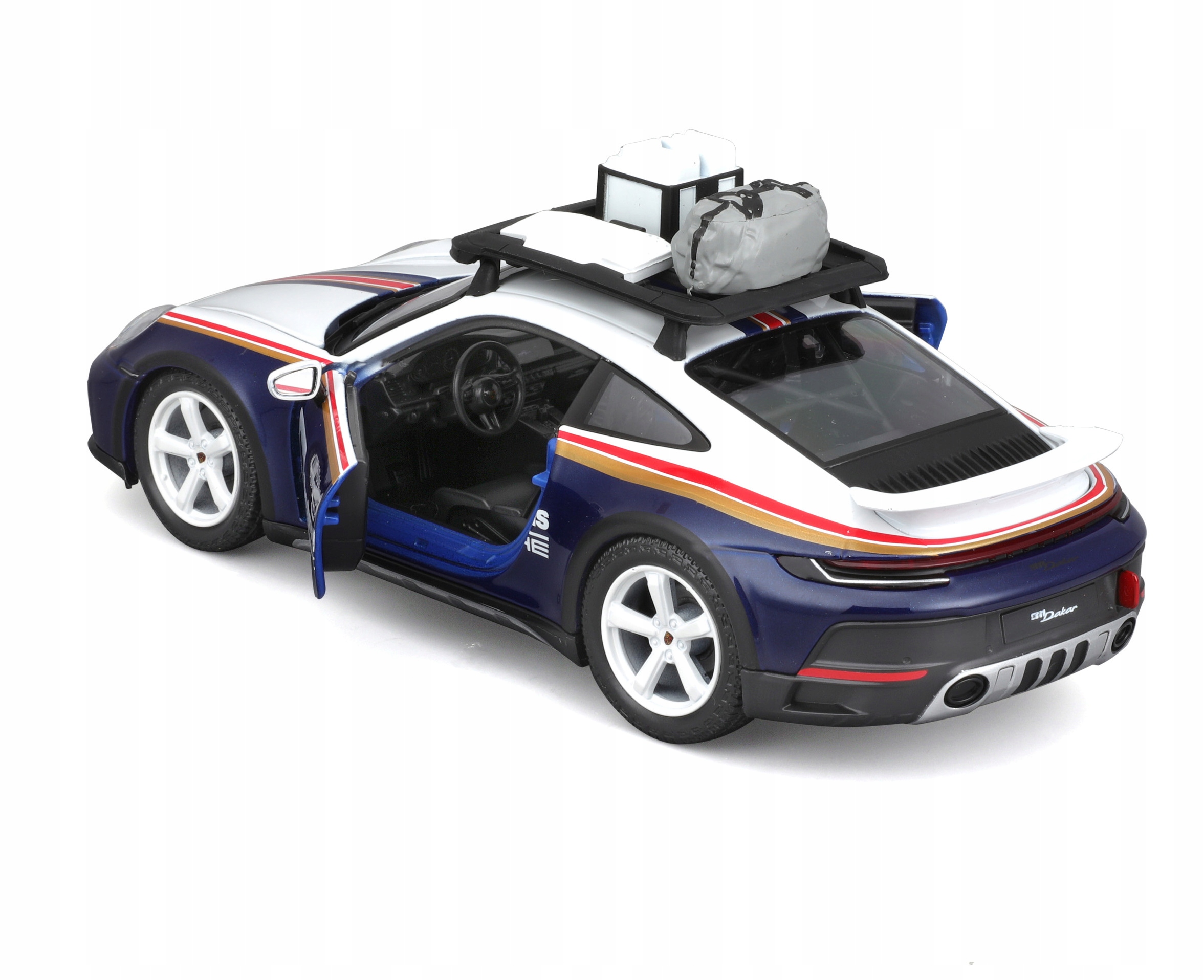 Porsche 911 Dakar 1:24 model Bburago 18-28024 SAMOCHÓD OFF Porsche 911 Dakar 1:24 model Bburago 18-28024 SAMOCHÓD OFF