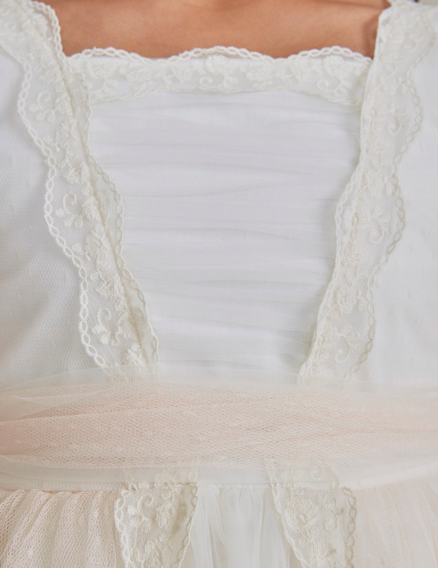 Żakardowa sukienka z tiulem 5037 Abel&Lula EAN (GTIN) 8445445284714