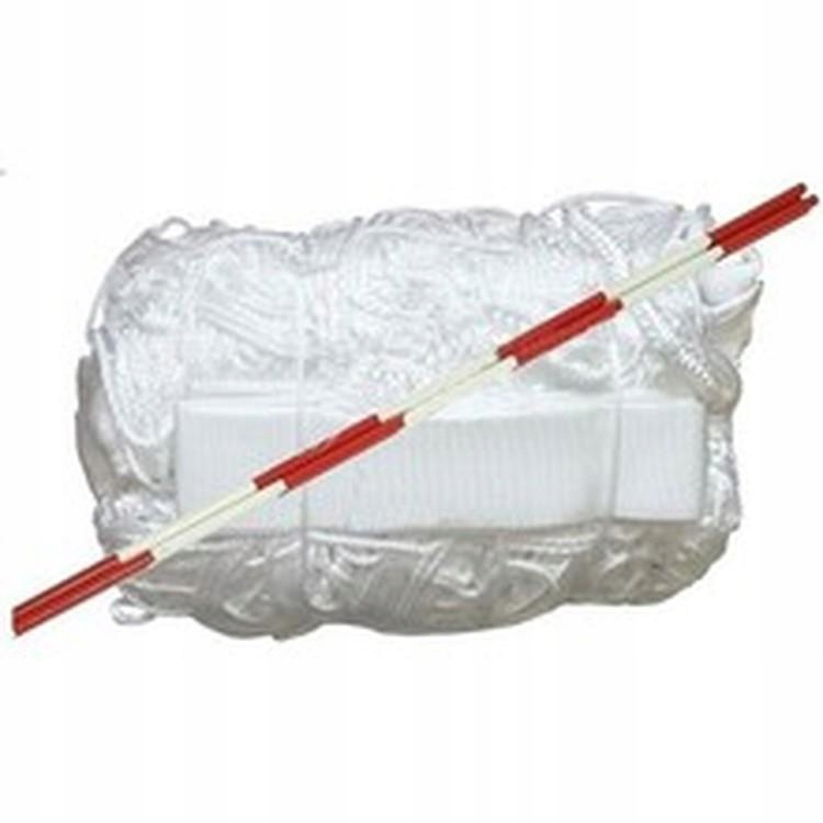 SIATKA DO SIATKÓWKI MECZOWA CZARNA Z ANTENKAMI 9,50 x 1M WYTRZYMAŁA Kolor siatki czarny