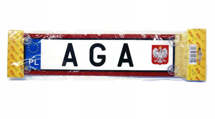 PROPORCZYK tablica imienna AGA TIR BUS
