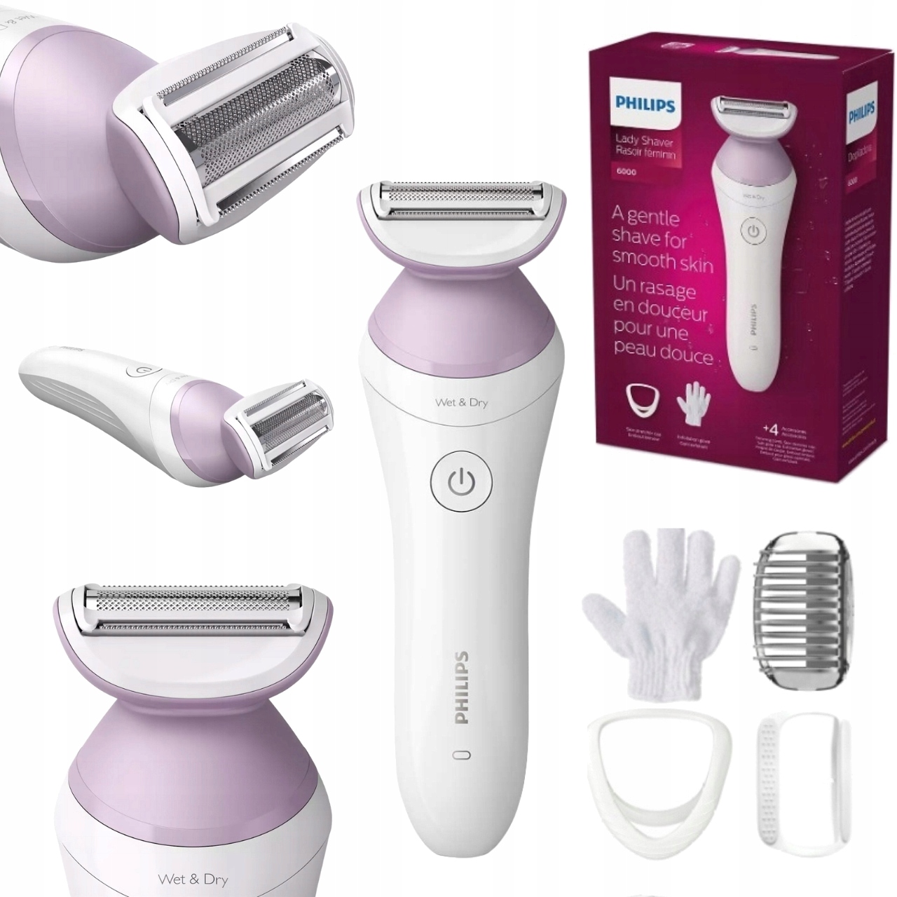 Depilator Philips Depilator Golarka Dla Kobiet Bezprzewodowa Damska