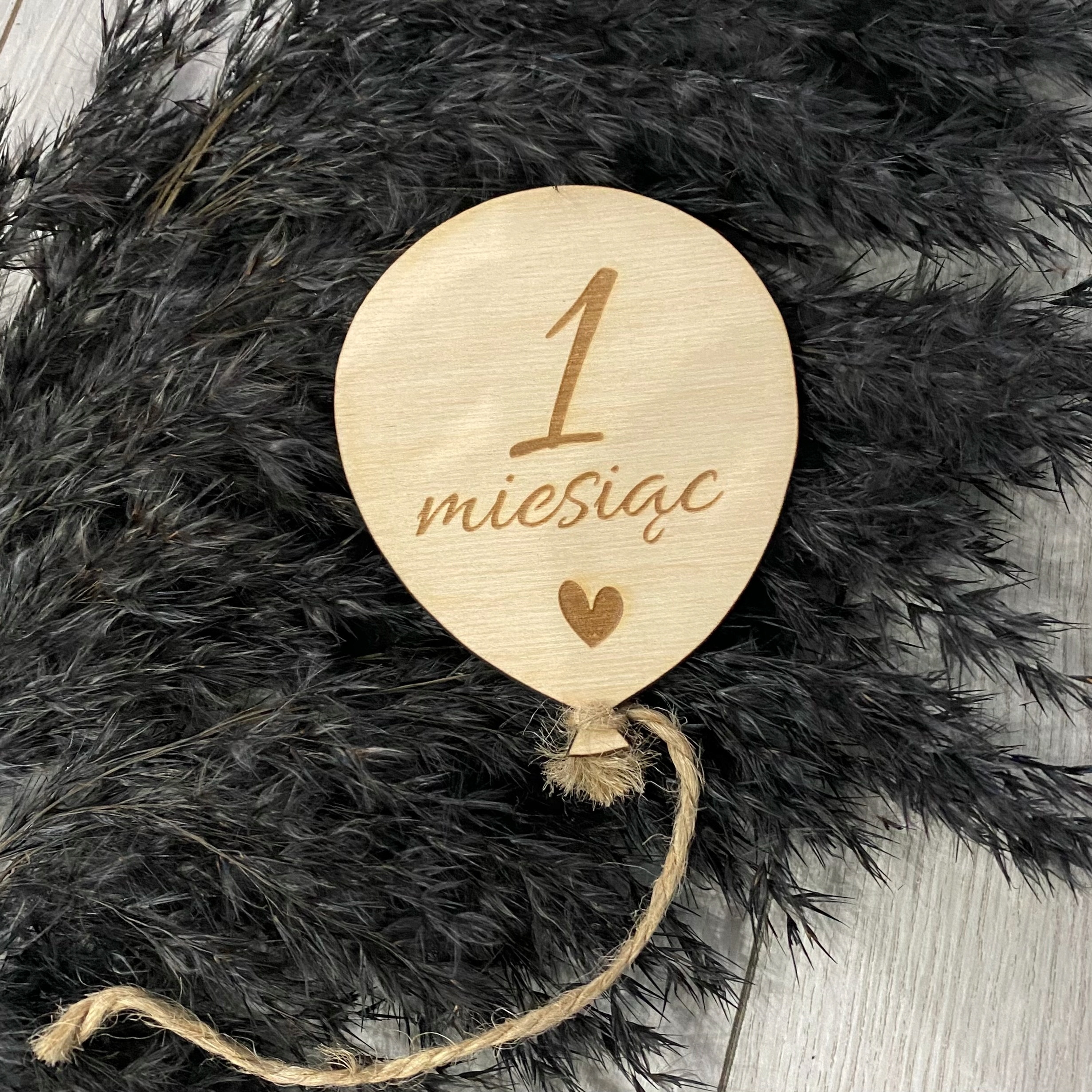 DREWNIANE TABLICZKI KARTY DO ZDJĘĆ DZIECKA BALONY Rodzaj karta