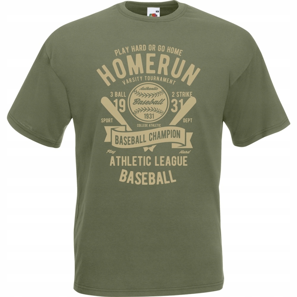 

Koszulka baseball kij baseballowy piłka sport XL