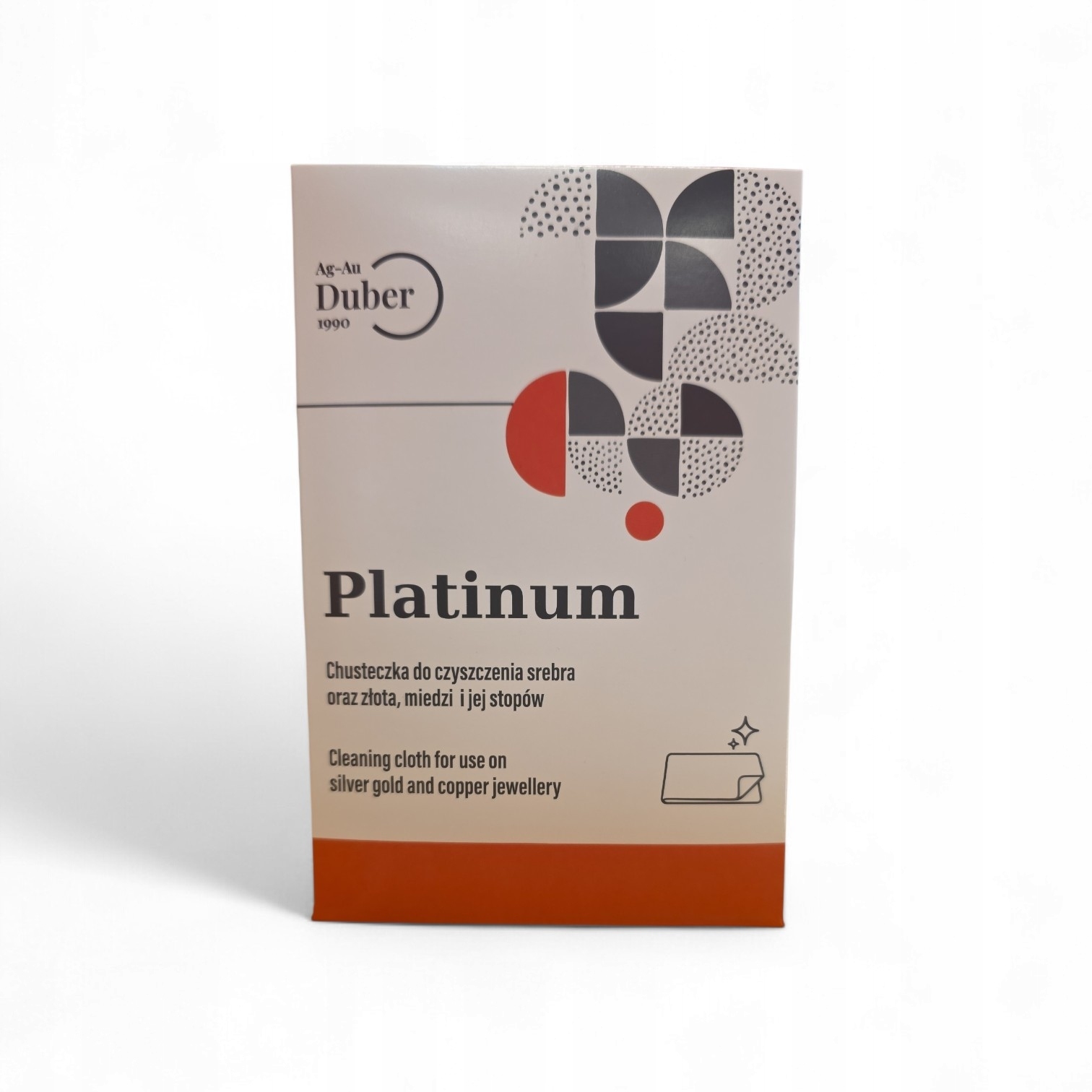 Čisticí ubrousek na stříbro, zlato, šperky Platinum karton 25 kusů