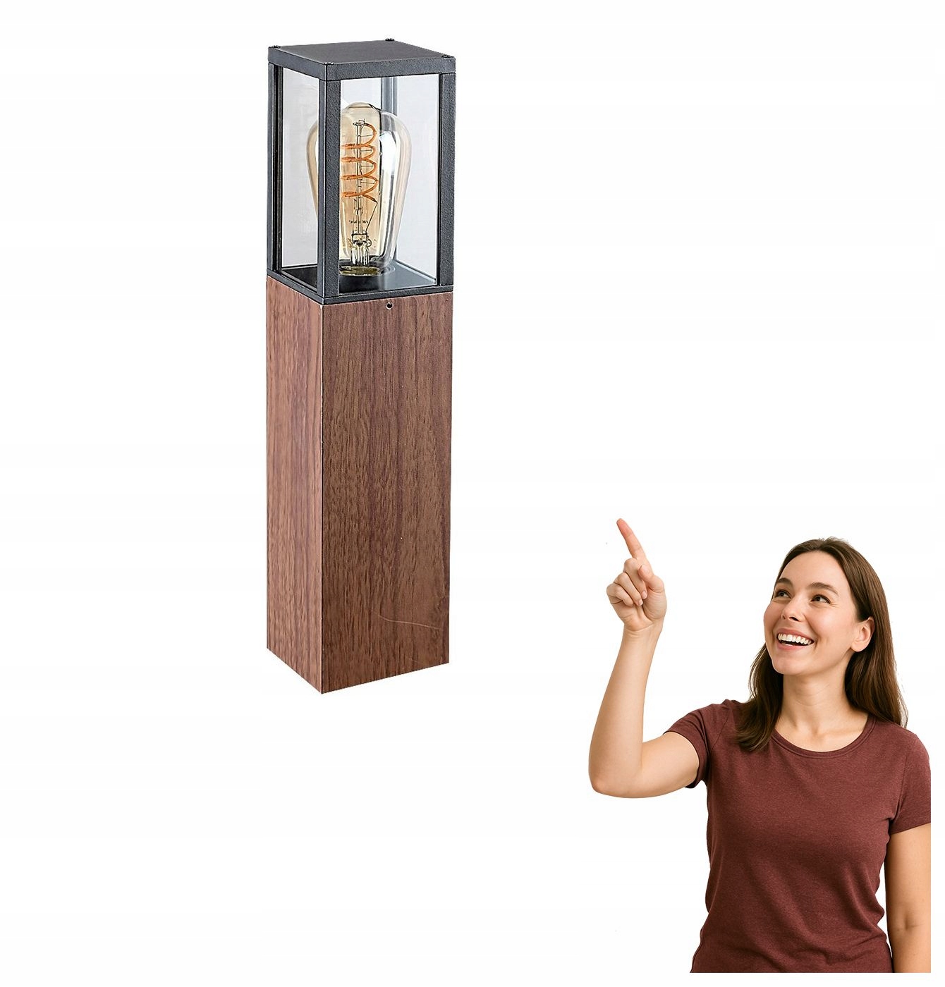 Vonkajšia lampa záhradný stĺpik Wales 7196 Rabalux