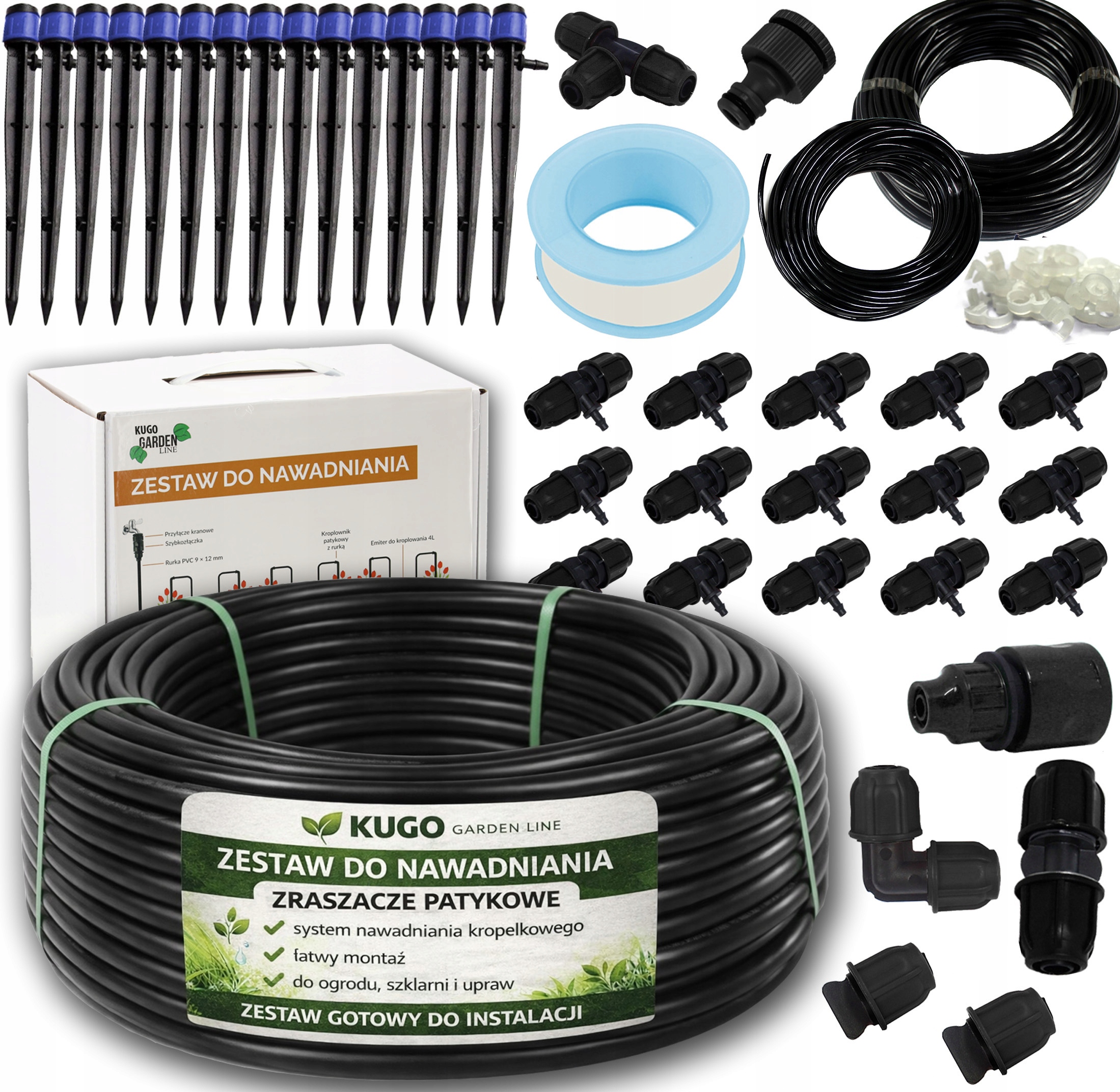 Systém Kapkového Zavlažování, Tyčové Zavlažovače, Emitory, Trojháčky, Trubky