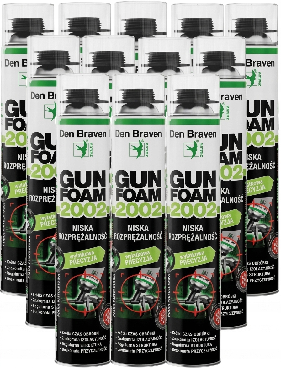 12ks Den Braven Pena Gunfoam 2002 750ml 12ks