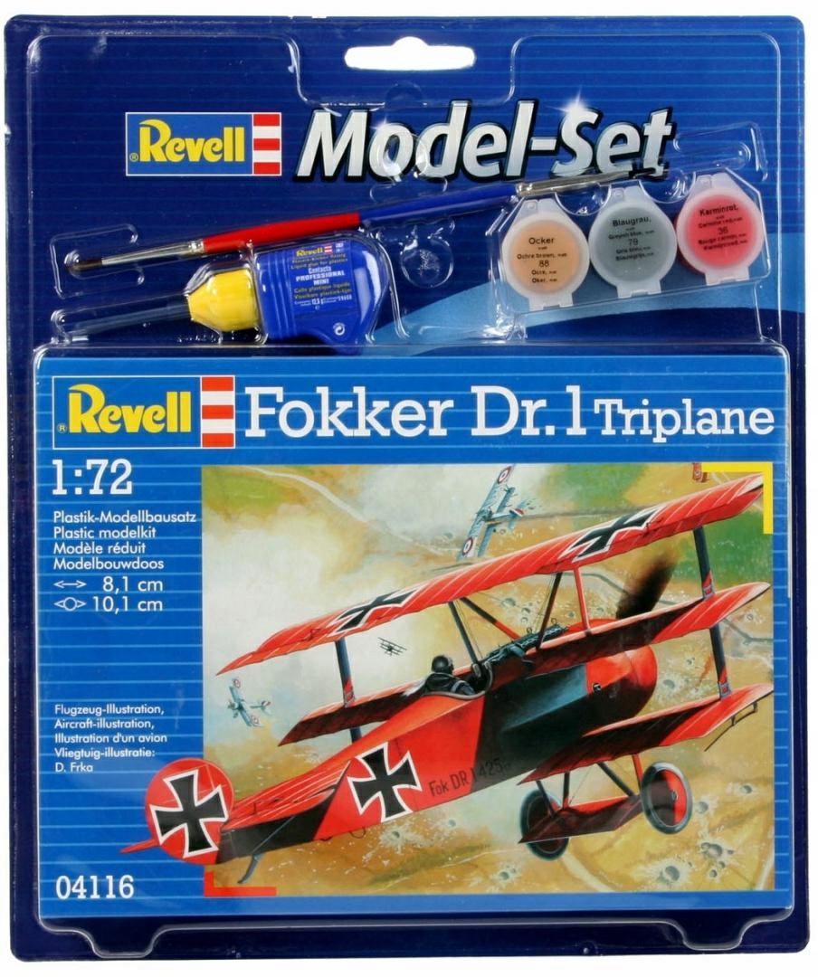 Model Revell 64116 1:72 Fokker DR.1 Triplane