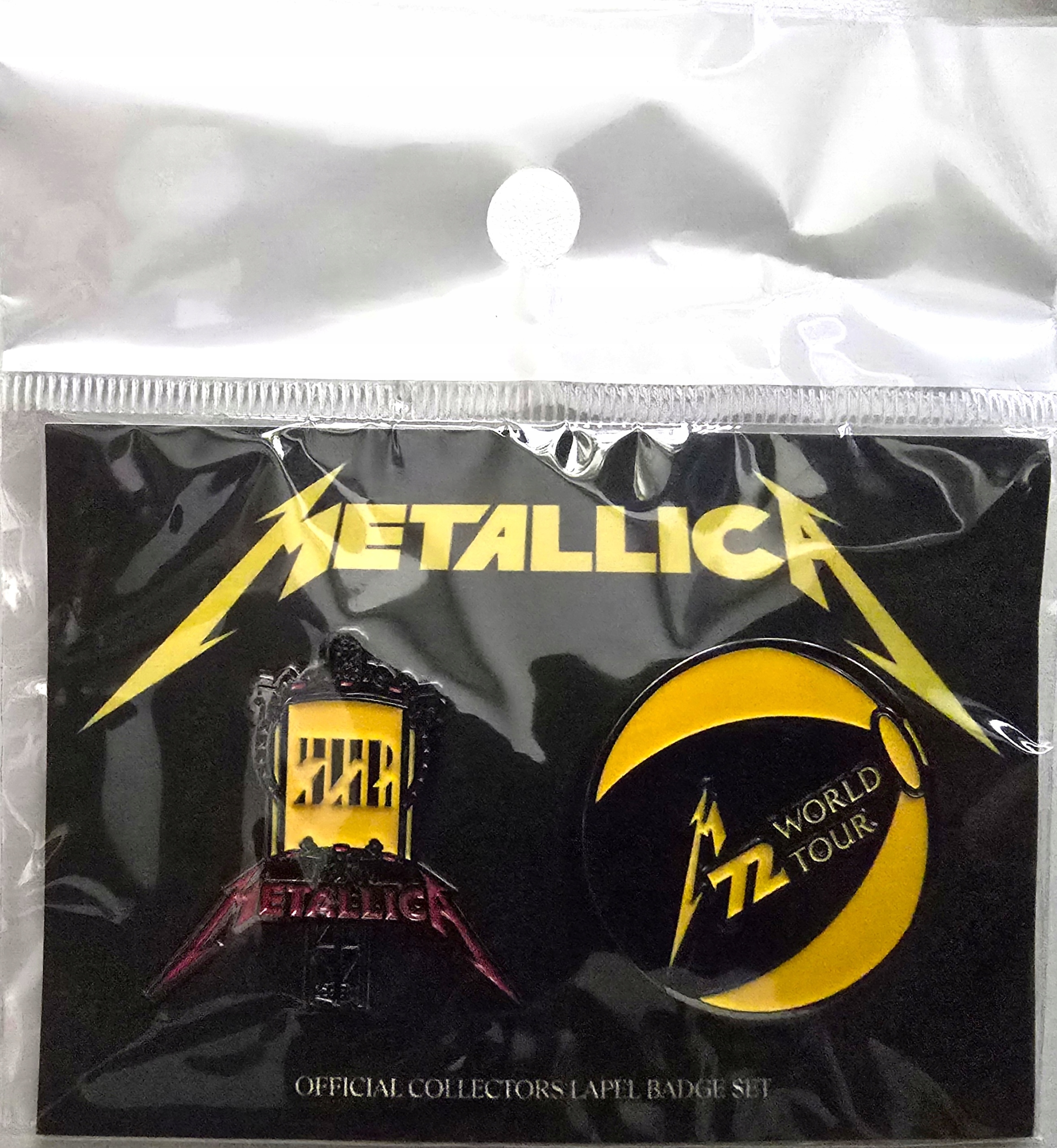 Metallica Official Collectors Lapel Badge Set M72 Chorzów Koncert 19.05.26