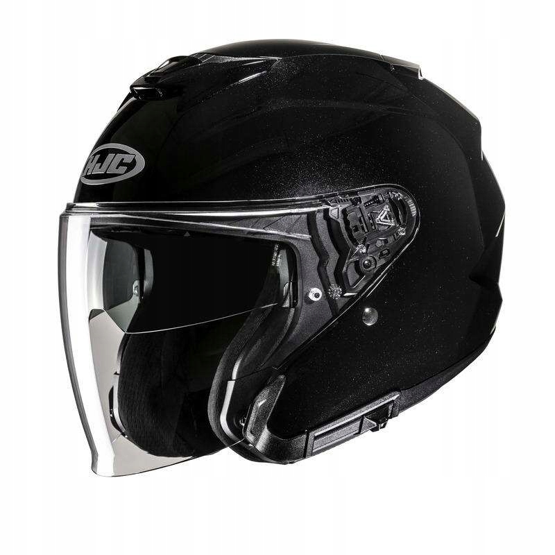Hjc I31 otvorená motocyklová prilba Solid Metal Black r. S