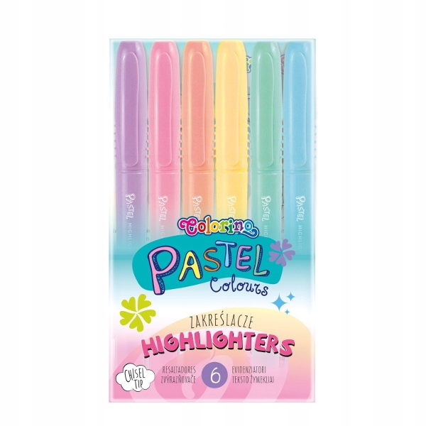 

Zakreślacze pastelowe Colorino