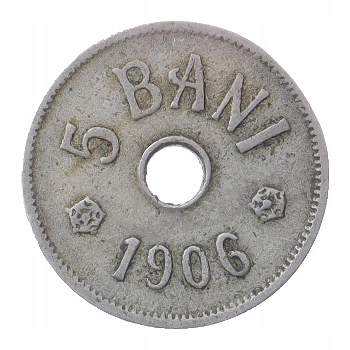 [M32390] Rumunia 5 bani 1906