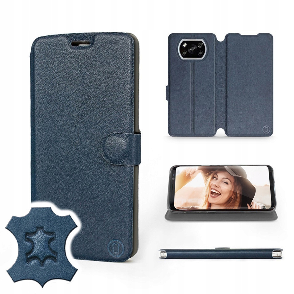 

Etui Mobiwear do Xiaomi Poco X3 Pro - Blue Leather