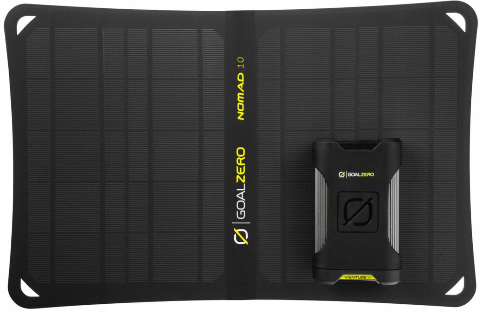 GoalZero Venture 35 powerbank z panelem Nomad 10 Przewód w zestawie tak