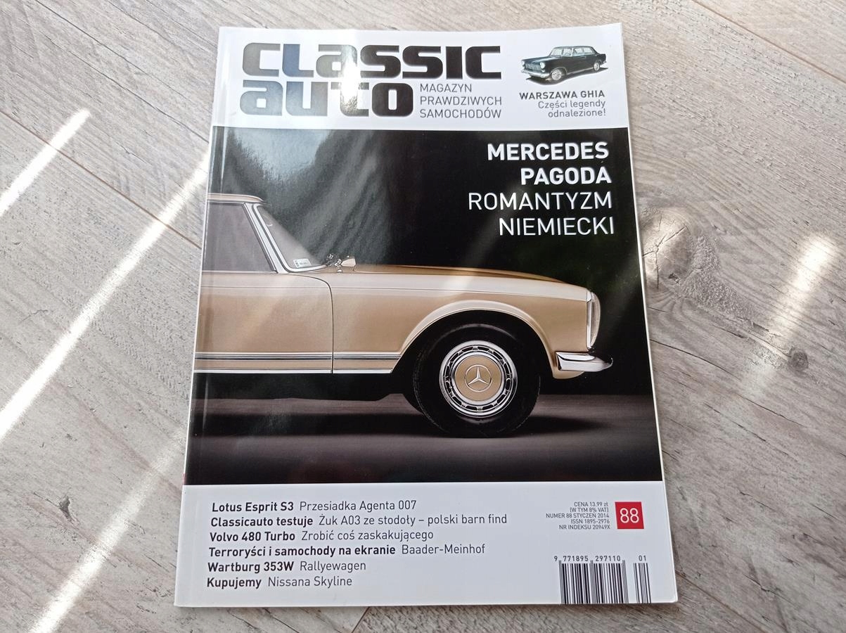 KSIĄŻKA CZASOPISMO CLASSIC AUTO 88 STYCZEŃ 2014