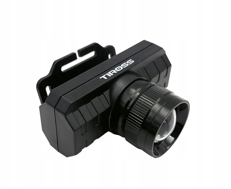 LATARKA CZOŁOWA LED AKUMULATOROWA MOCNA 1200mAh REGULOWANY ZOOM + MICRO USB Marka Tiross