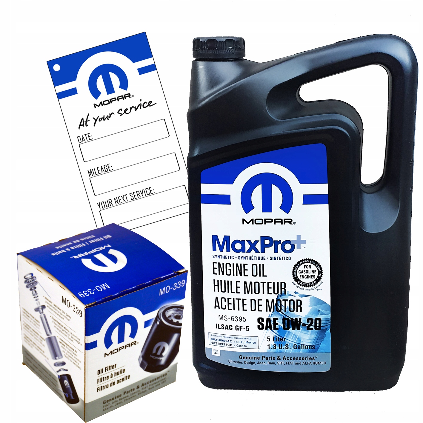 Olej Mopar 0W20 MaxPro+ 5L 2.4 Jeep Dodge Chrysler
