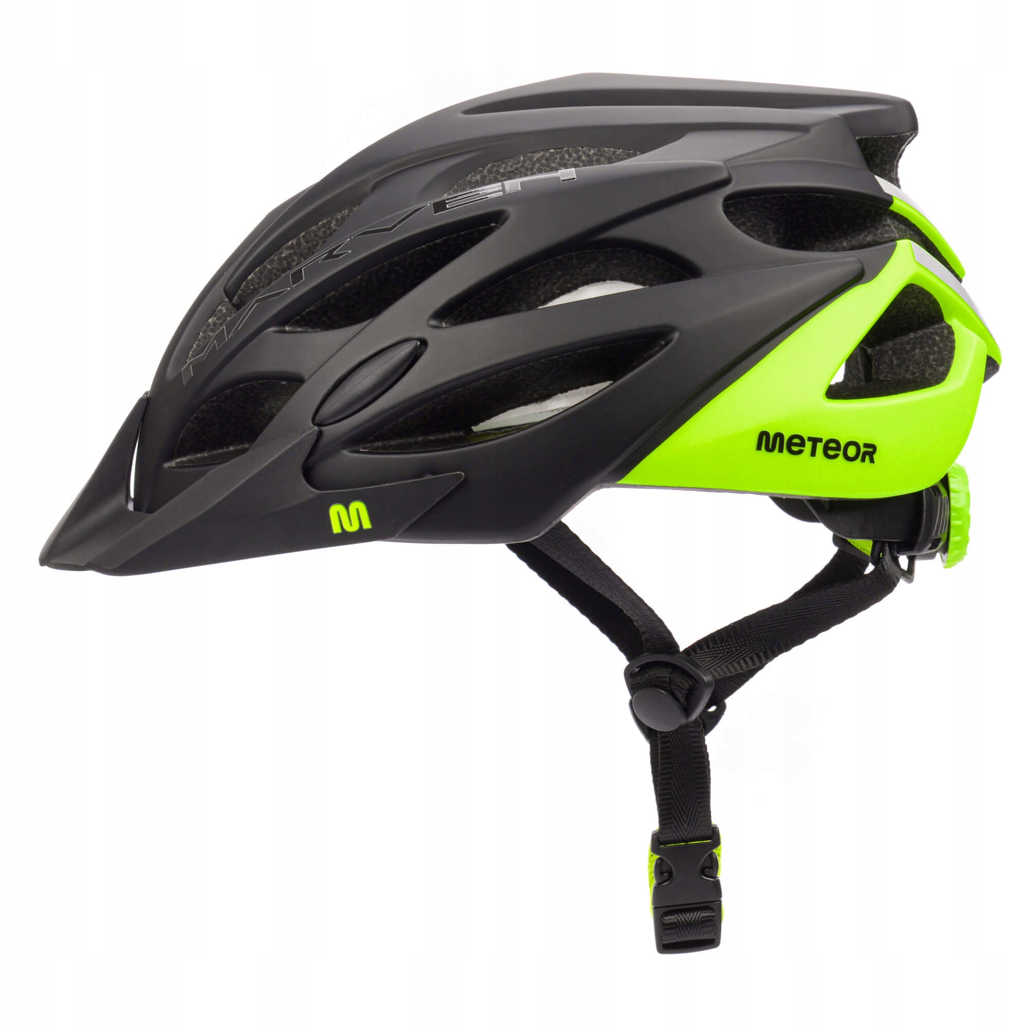 Kask Rowerowy Regulowany Meteor Marven L 58-61cm siatka otwory wentylacyjne