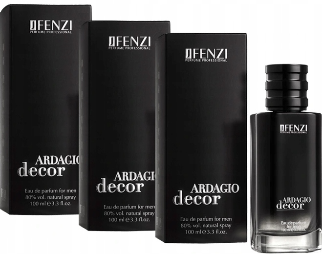 JFenzi Ardagio Decor 100 ml Edp 3 kusy Dárek