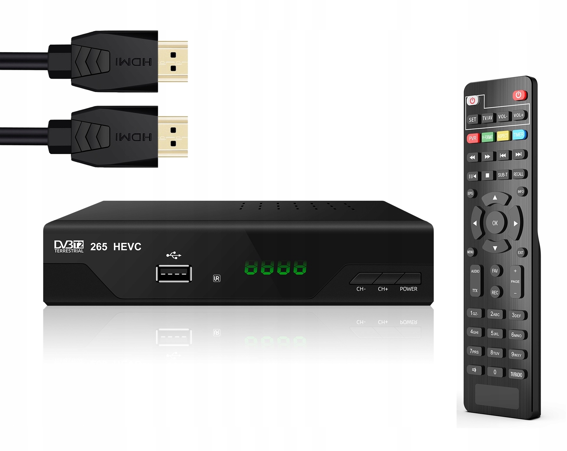 

Dekoder Tuner Tv Naziemnej DVB-T2 Hevc H.265 WiFI