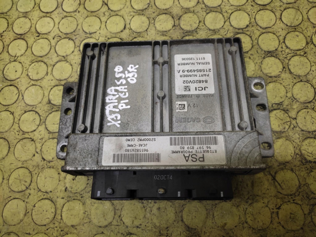 CITROEN XSARA PICASSO control unit of the engine 9659785980