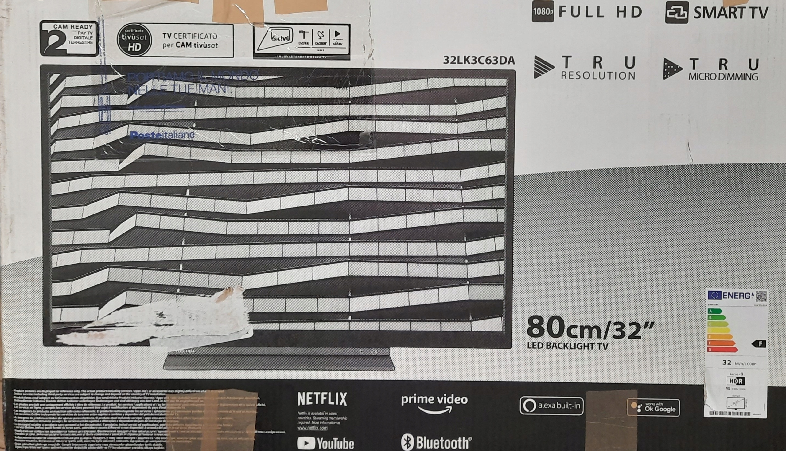 Toshiba 32LK3C63DA Smart Wi Fi FULL HD DVBT2 -NOWY STANDARD