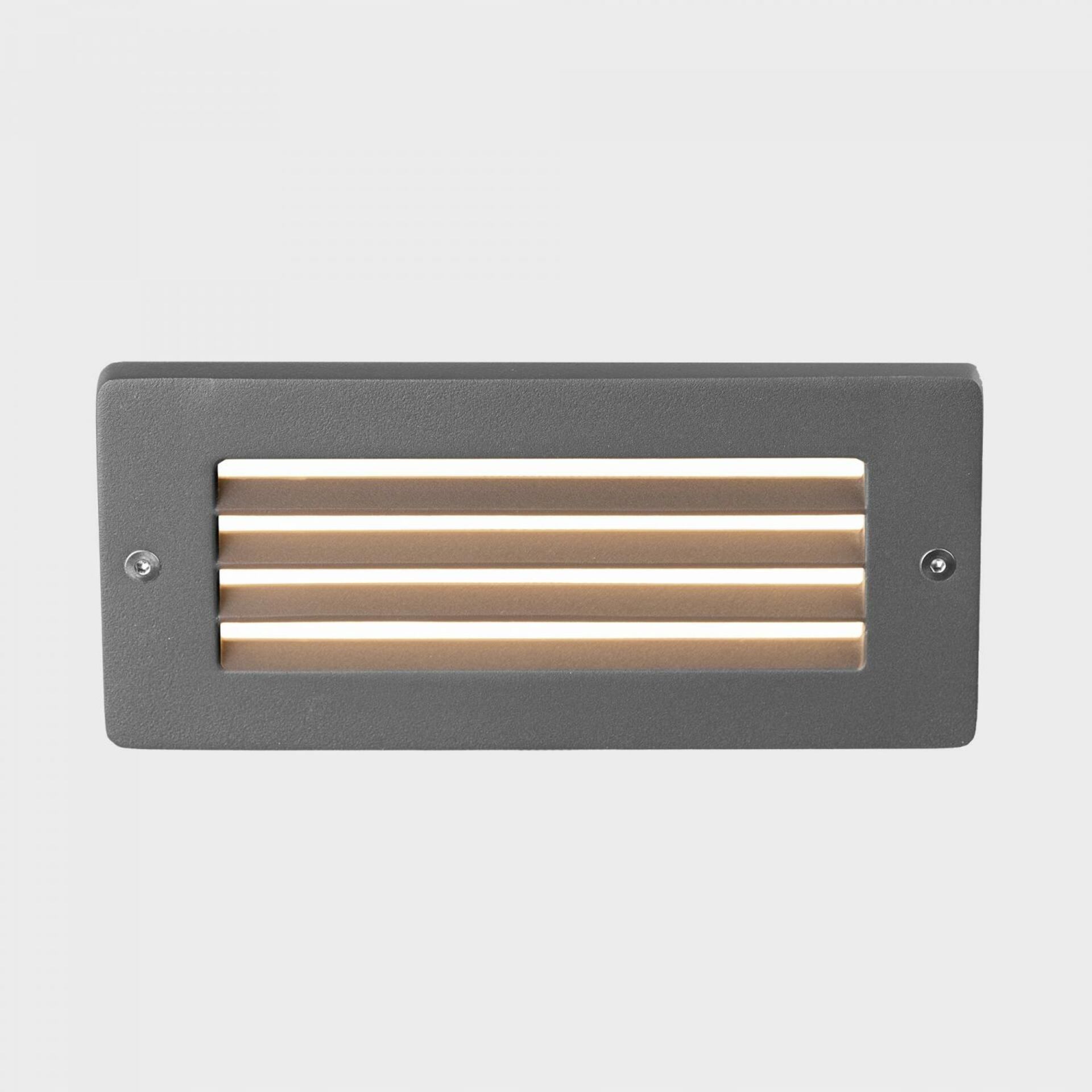 Kohl Lighting KOHL-Lighting Hunter zapustené svietidlo do steny 195x100 mm tma