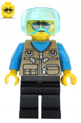 

Minifigurka cty1082 Lego City pilot helikoptera