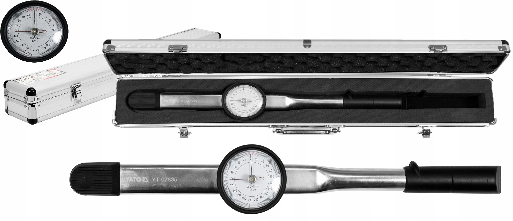 Momentový Kľúč 1/2" 0-200NM Yato YT-07835