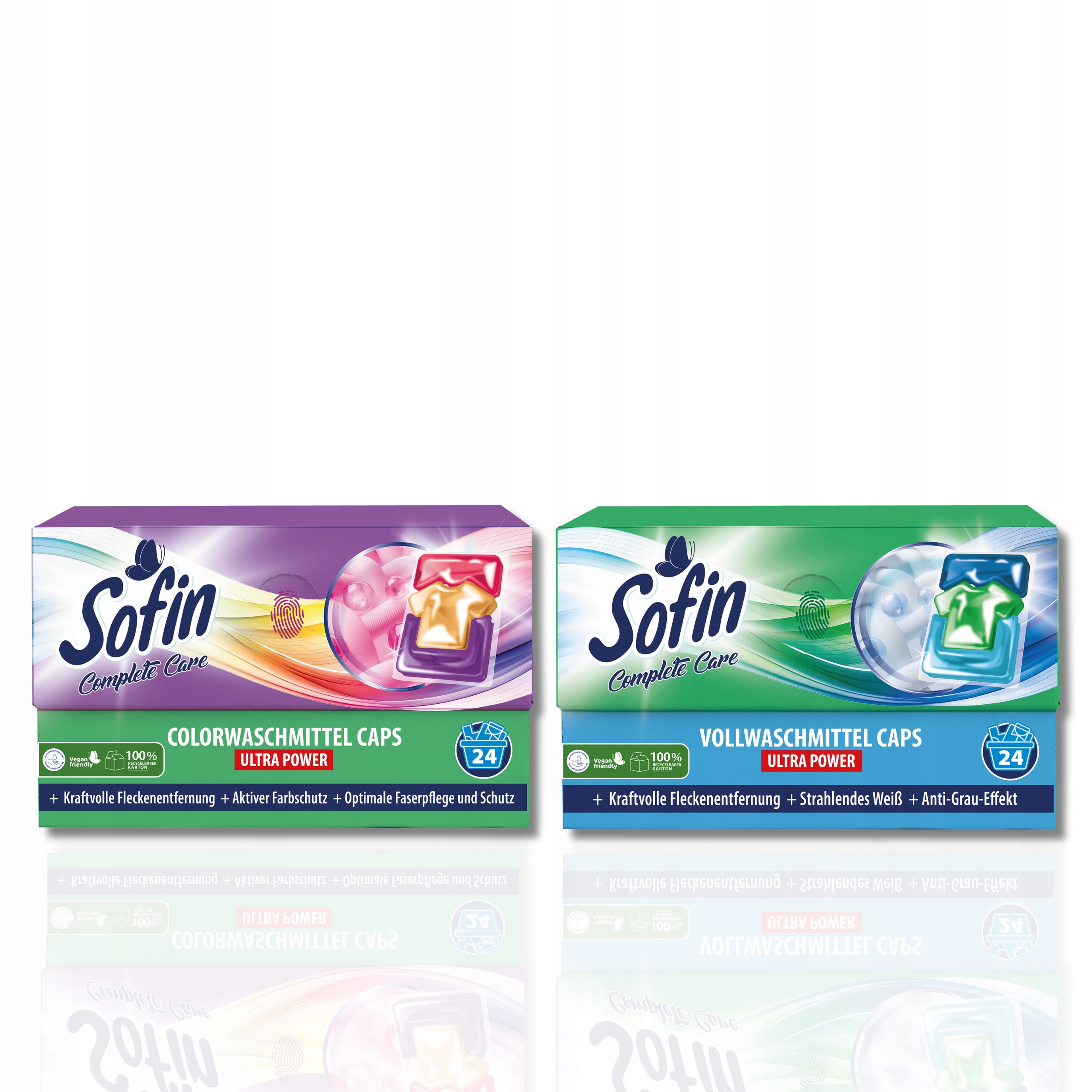 Sofin Kapsle na praní tkanin Color White Silné odstraňování skvrn Box 48ks De