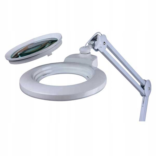 Lampa z lupą 3D 60LED SMD wymienna optyka regul św Kolor biały