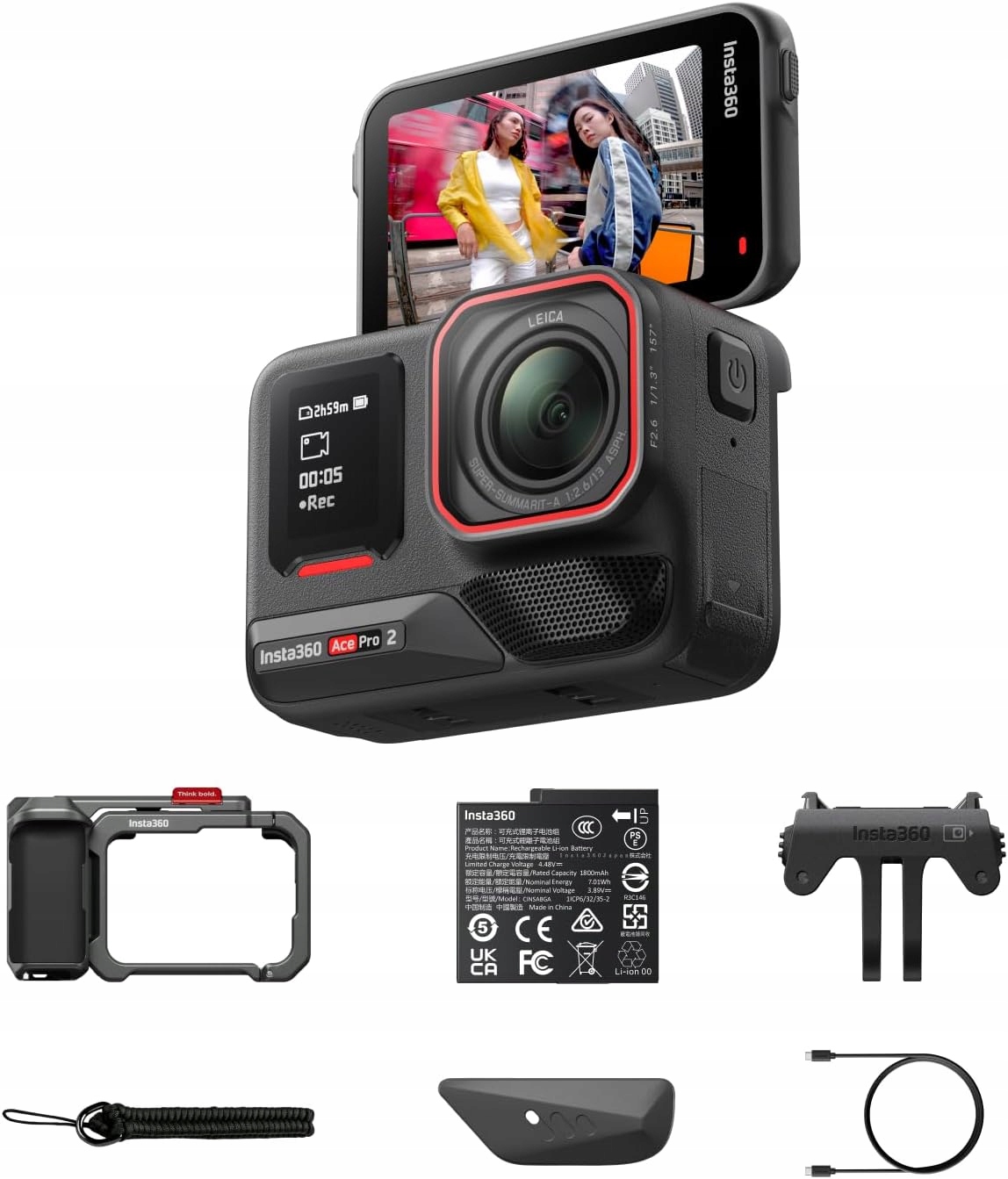 Insta360 Ace Pro Xplorer Grip Kit vodotesná športová kamera 4K