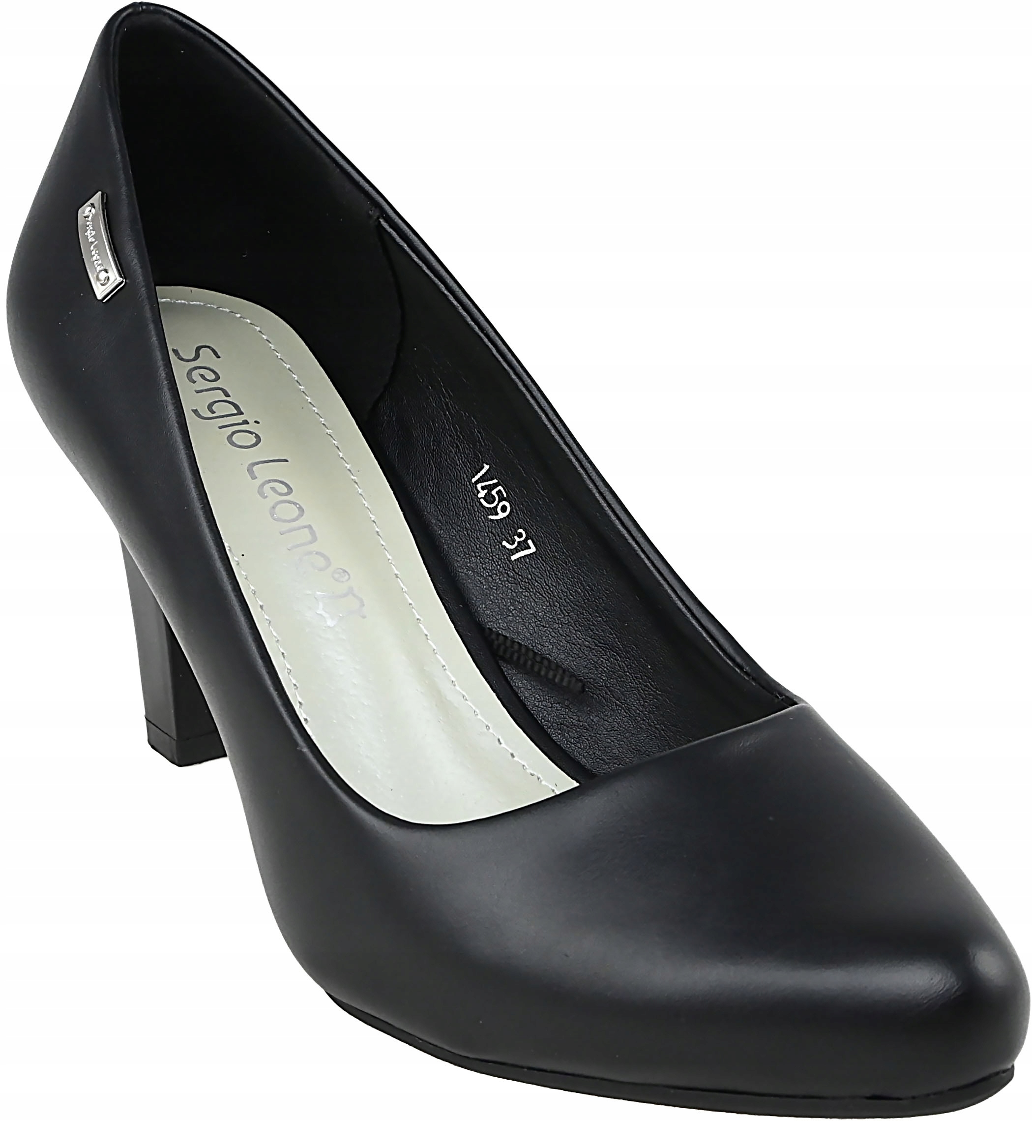 

Czółenka Sergio Leone 1457 Czarne Matowe r.37