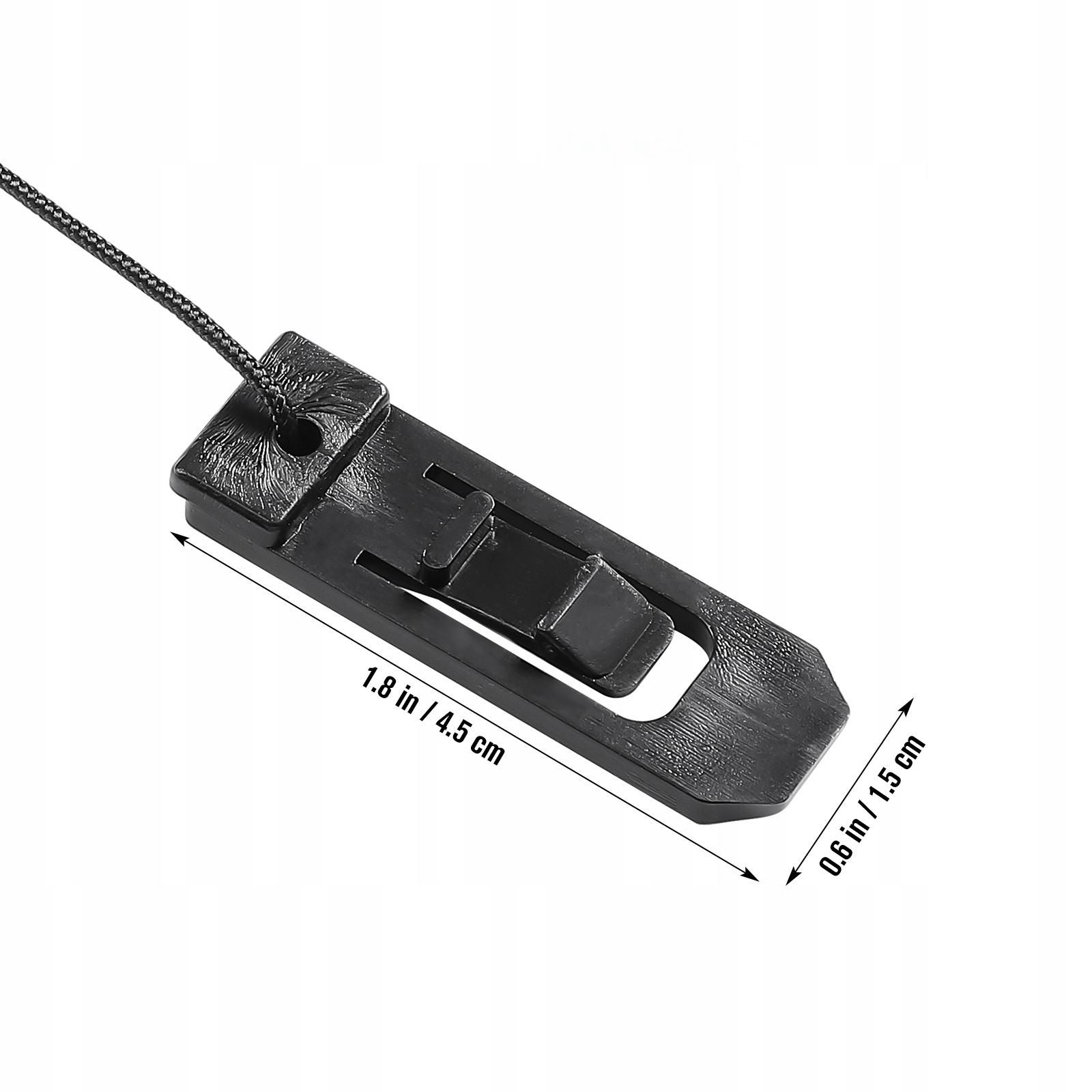 KLAMRA DO DESKI SURFINGOWEJ Z KLIPEM DO Płetw KLAMRA DO PADDLEBOARDU SURFER Szerokość 6 cm